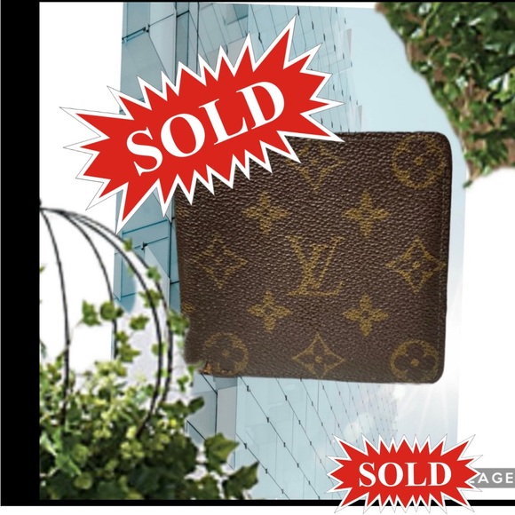 Louis Vuitton Other - Authentic Louis Vuitton Brown and Gold Monogram Wallet GUC